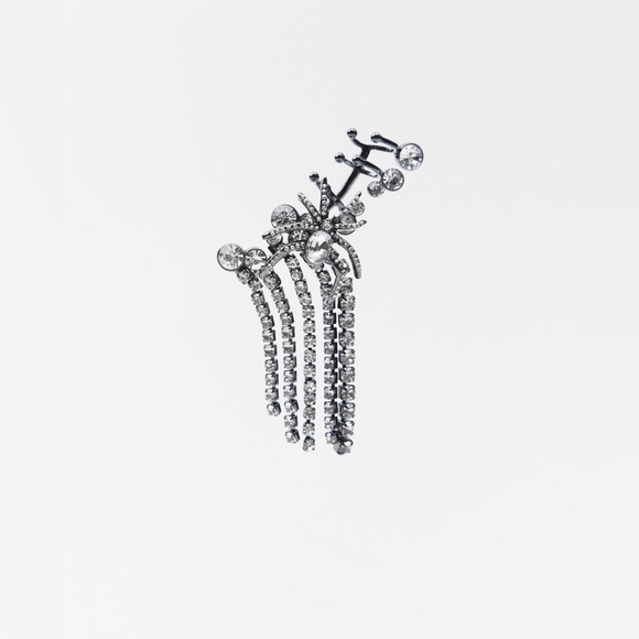 Zara 💎💎💎Rhinestone Ear Cuff - NWT - Picture 7 of 9
